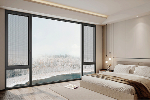 Da Vinci · Skyline 115 Dual Inward Opening Screen Integrated Window Manufacturer
